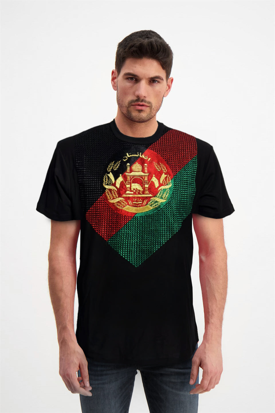 Unique Afghan Flag traditional T-Shirt