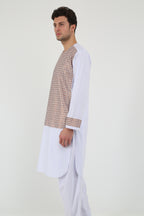 afghan Perantomban Red White Dame