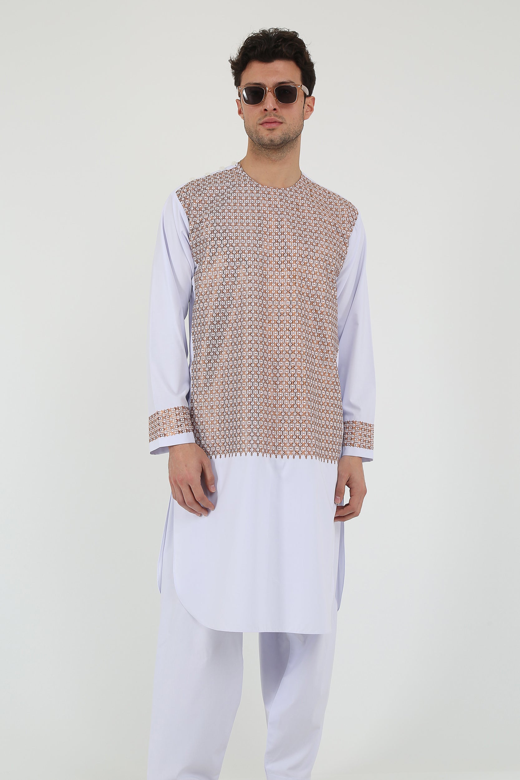 afghan Perantomban Red White Dame