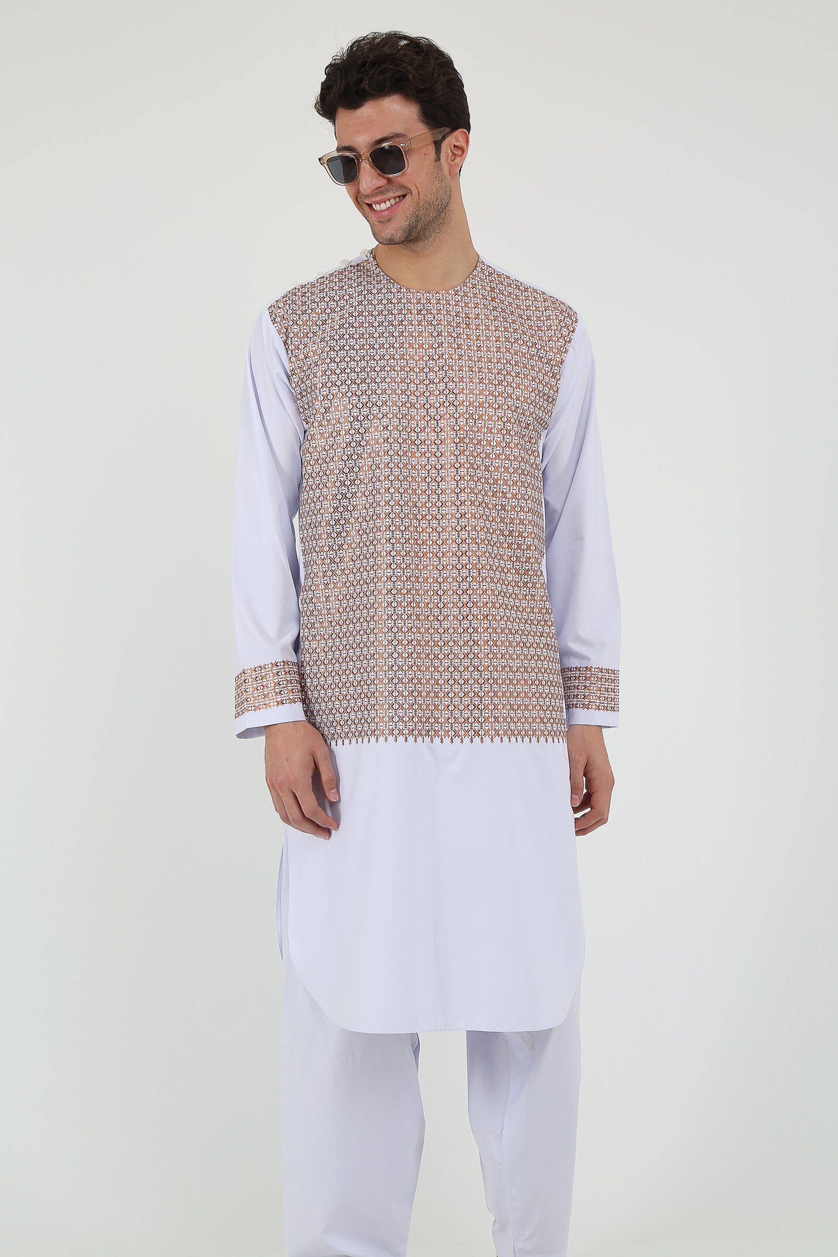 afghan Perantomban Red White Dame