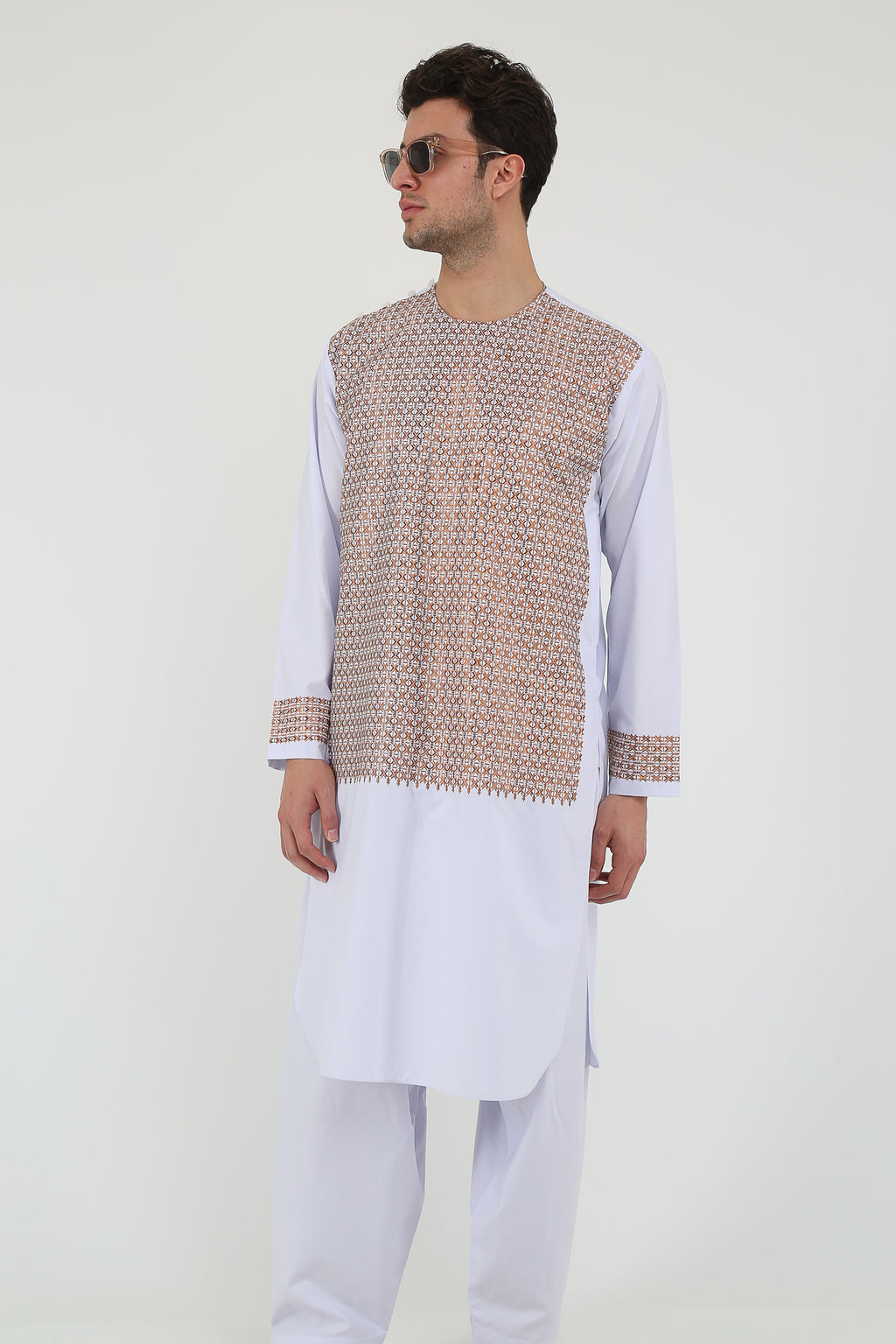 afghan Perantomban Red White Dame