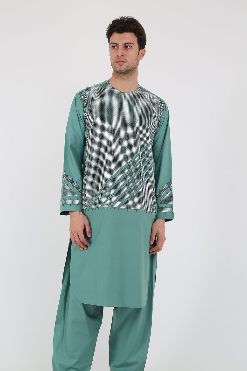 afghan Perantomban Cyan Square Chest