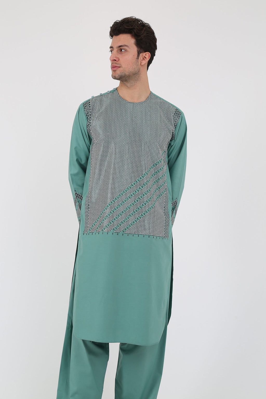 afghan Perantomban Cyan Square Chest