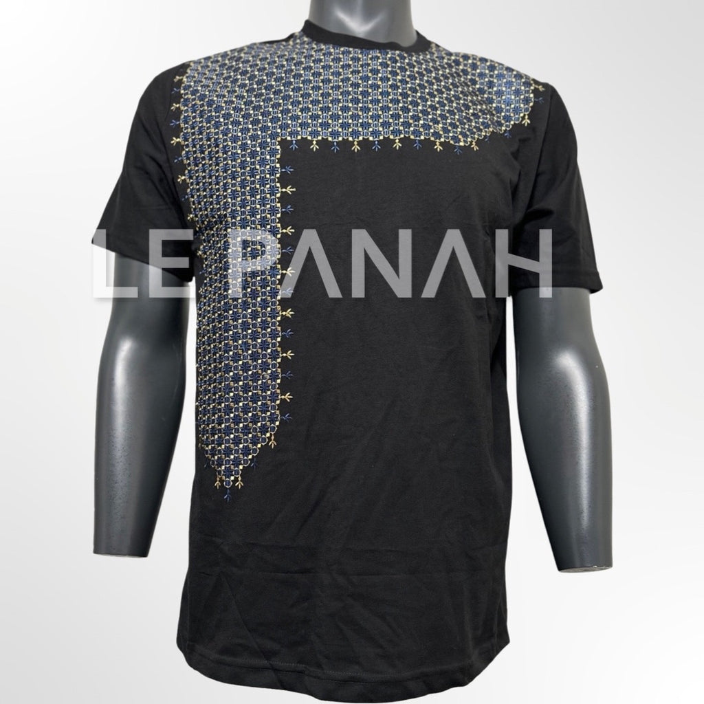 Blue gold Qasimi destdozi T-shirt