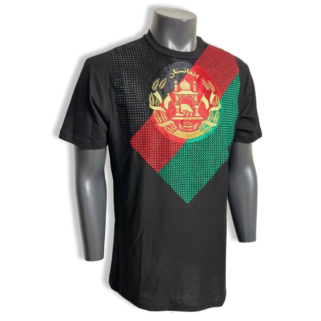 Unique Afghan Flag traditional T-Shirt