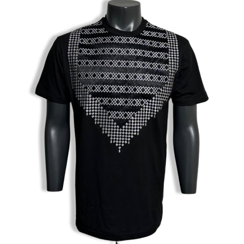 Afghan black T-Shirt - Kandahari goldozi