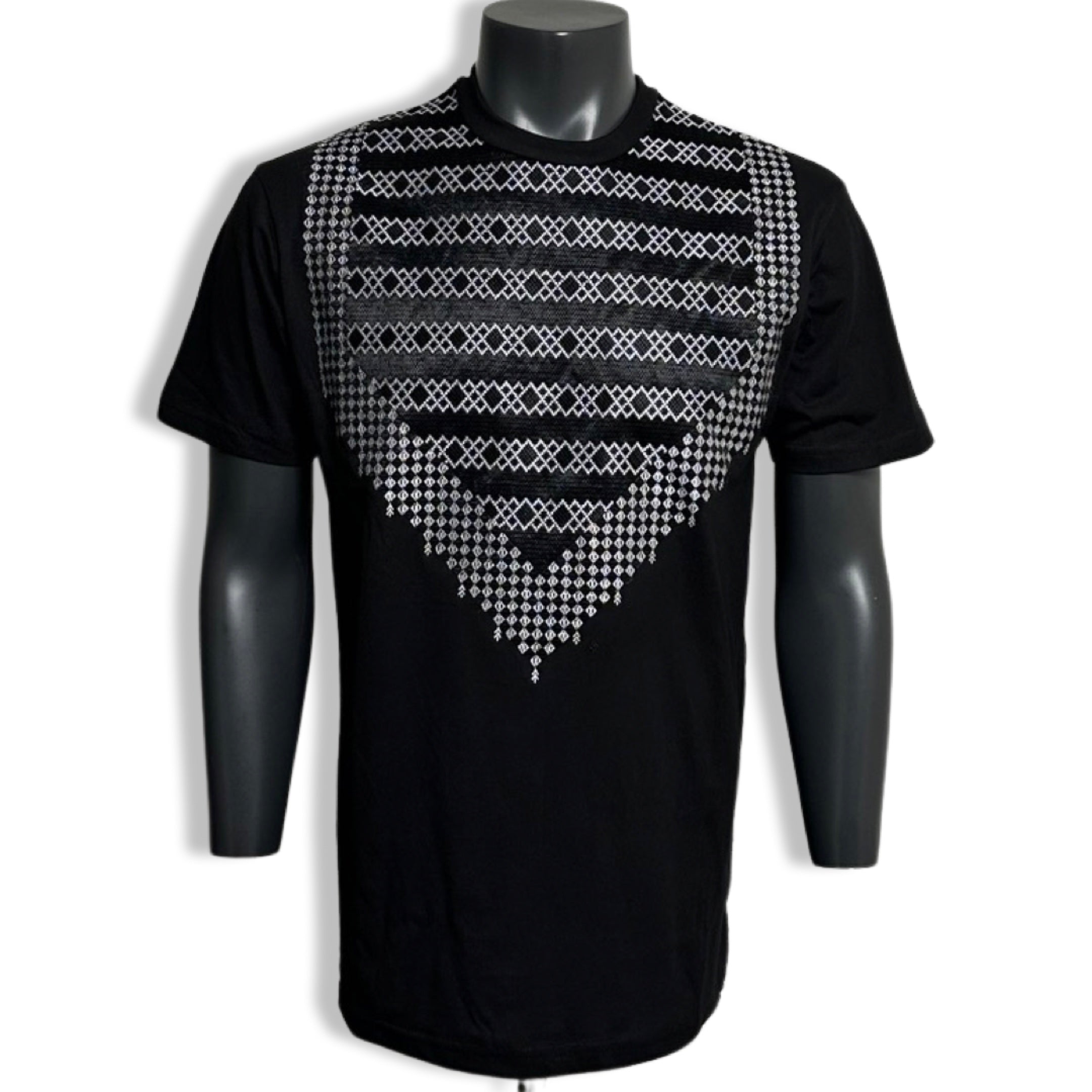 Afghan black T-Shirt - Kandahari goldozi