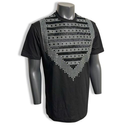 Afghan black T-Shirt - Kandahari goldozi